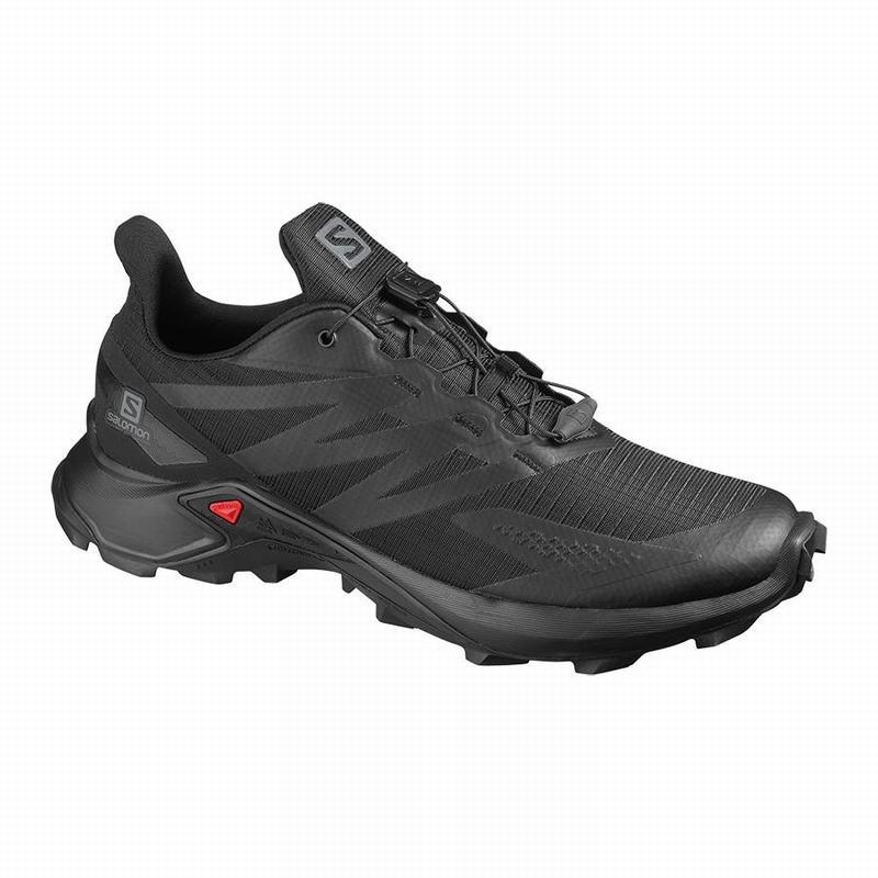 Salomon SUPERCROSS BLAST - Mens Trail Running Shoes - Black - NZ (82731-QANP)